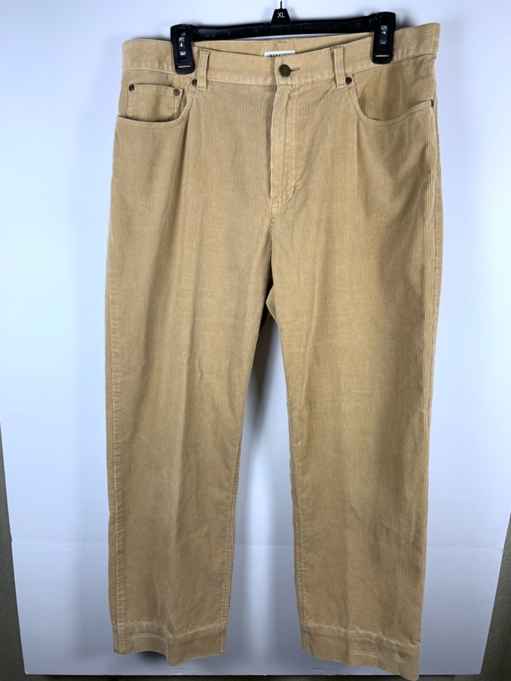 Jones New York Sport Corduroy Pants Womens 12 Tan Stretch Straight Leg Casual